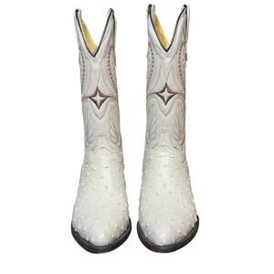 Besserro ostrich cowboy boots size 25 MEX - Us M 7